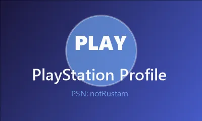 PlayStation profile preview for notRustam